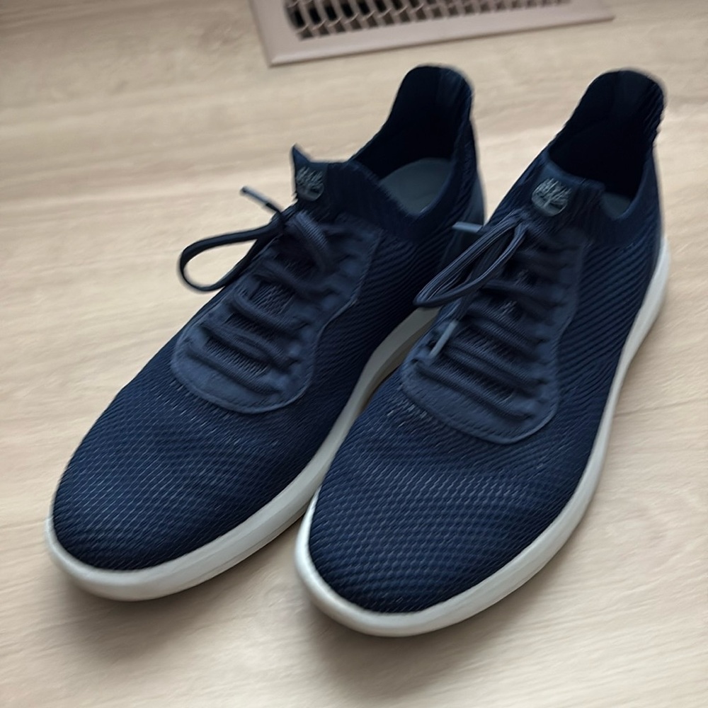 TIMBERLAND MEN'S  A2Q77 019 BRADSTREET ULTRA OXFORD NAVY KNIT - 10.5